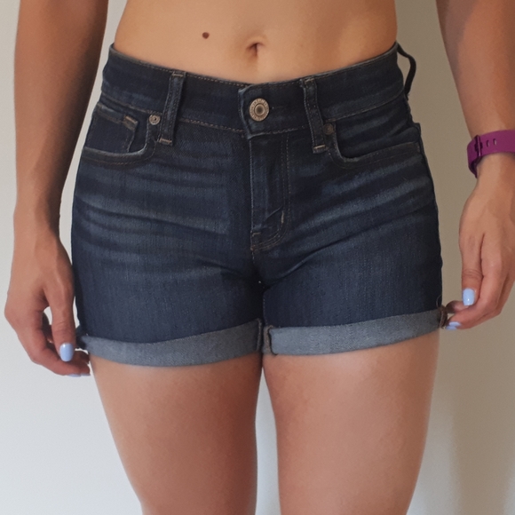 EUC Denim Midi Shorts - Picture 1 of 7